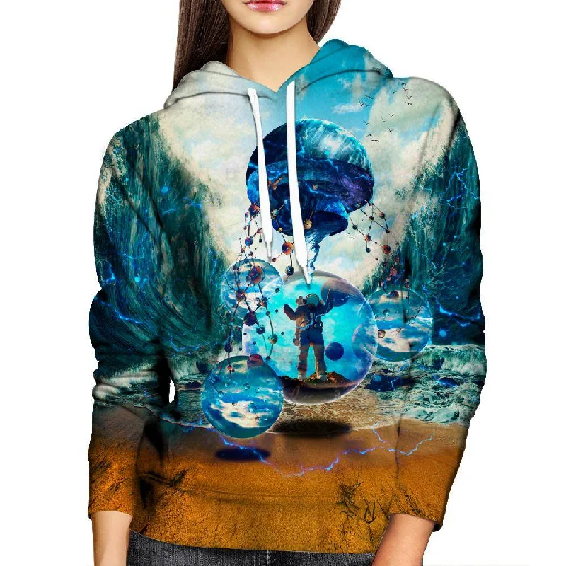 Parting Sea Womens Hoodie